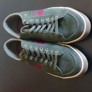 Men's Penguin Sneakers Green Suede Size 10